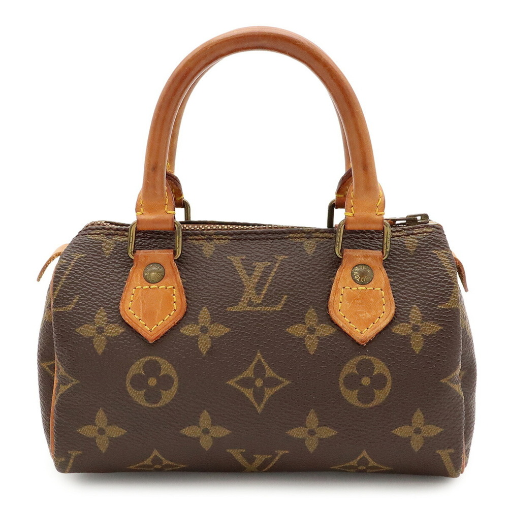 LOUIS VUITTON Louis Vuitton Monogram Mini Speedy Handbag Pouch M41534